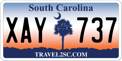 SC license plate XAY737