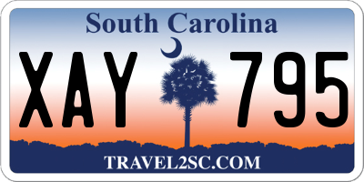 SC license plate XAY795