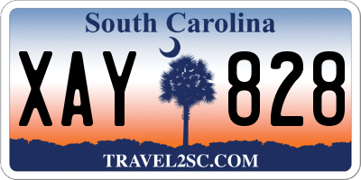 SC license plate XAY828