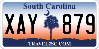 SC license plate XAY879