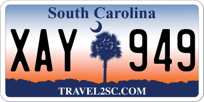SC license plate XAY949