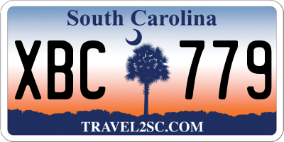 SC license plate XBC779