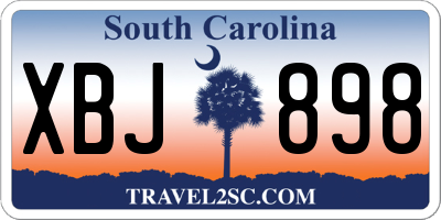 SC license plate XBJ898
