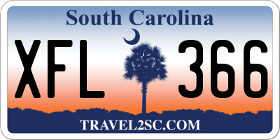 SC license plate XFL366