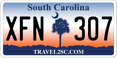 SC license plate XFN307