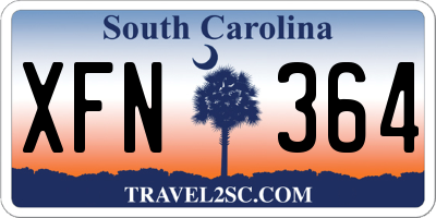 SC license plate XFN364