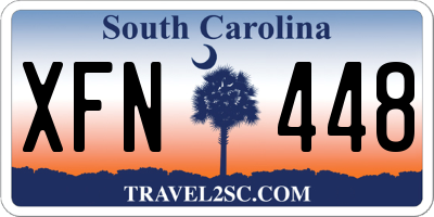 SC license plate XFN448