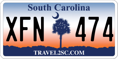 SC license plate XFN474