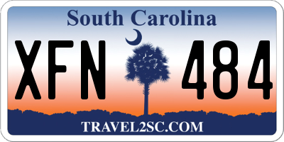 SC license plate XFN484