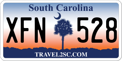 SC license plate XFN528