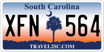 SC license plate XFN564