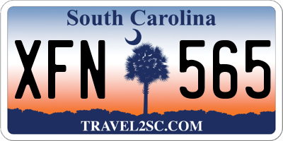 SC license plate XFN565