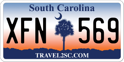SC license plate XFN569
