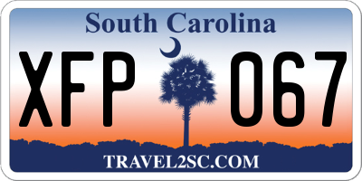 SC license plate XFP067