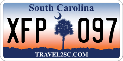 SC license plate XFP097
