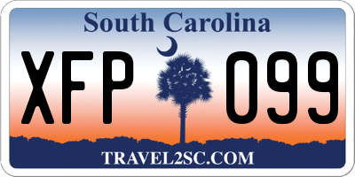 SC license plate XFP099