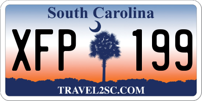 SC license plate XFP199