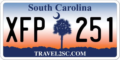 SC license plate XFP251