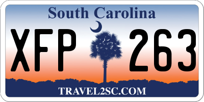 SC license plate XFP263