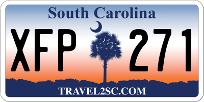 SC license plate XFP271