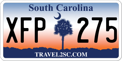 SC license plate XFP275