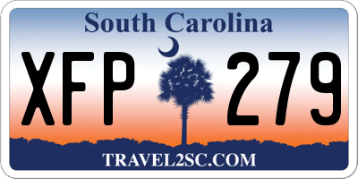 SC license plate XFP279