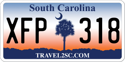 SC license plate XFP318