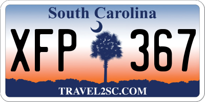SC license plate XFP367