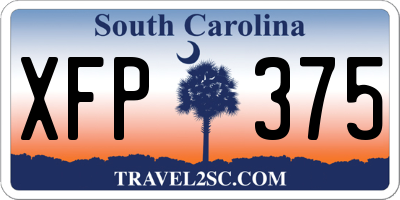 SC license plate XFP375