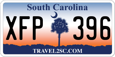 SC license plate XFP396