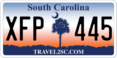 SC license plate XFP445
