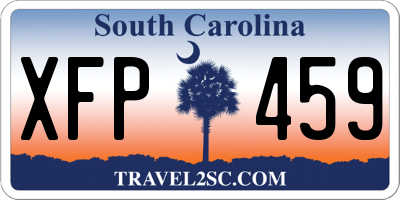 SC license plate XFP459