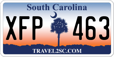 SC license plate XFP463
