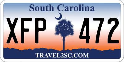 SC license plate XFP472