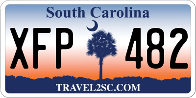 SC license plate XFP482