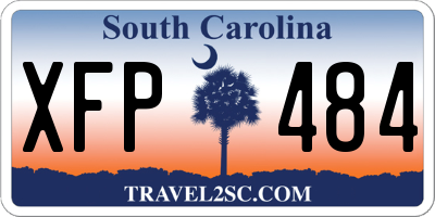 SC license plate XFP484
