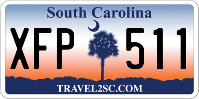 SC license plate XFP511