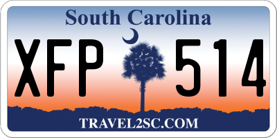 SC license plate XFP514