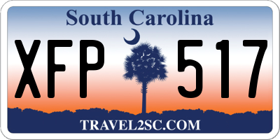 SC license plate XFP517