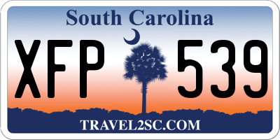 SC license plate XFP539
