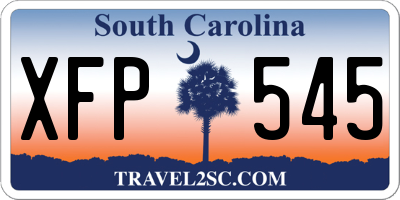 SC license plate XFP545