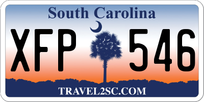 SC license plate XFP546