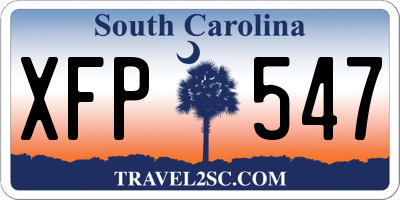 SC license plate XFP547