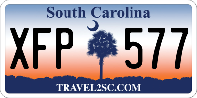 SC license plate XFP577
