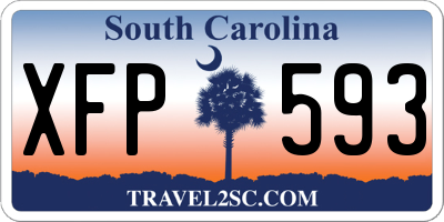 SC license plate XFP593