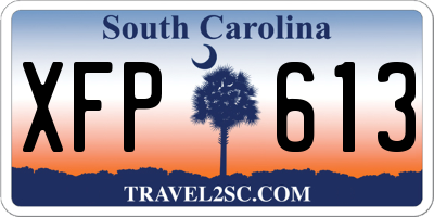 SC license plate XFP613