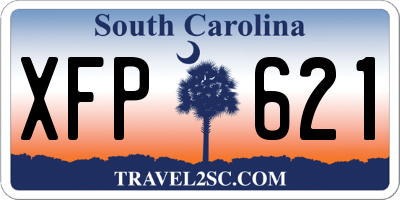 SC license plate XFP621