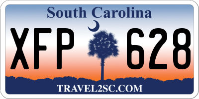 SC license plate XFP628