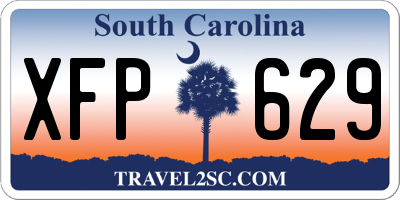 SC license plate XFP629