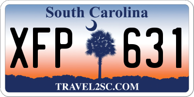 SC license plate XFP631